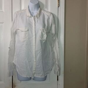 C&C  California  white button down shirt Sz M